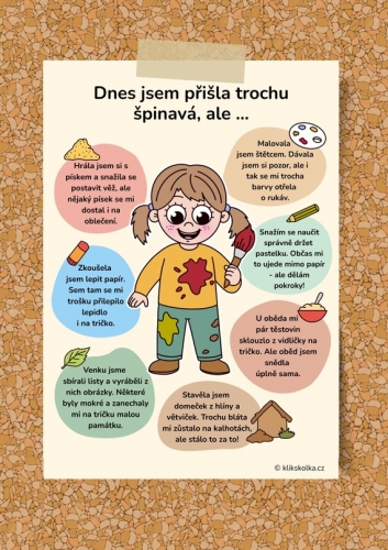 Dnes jsem přišla špinavá, ale...
