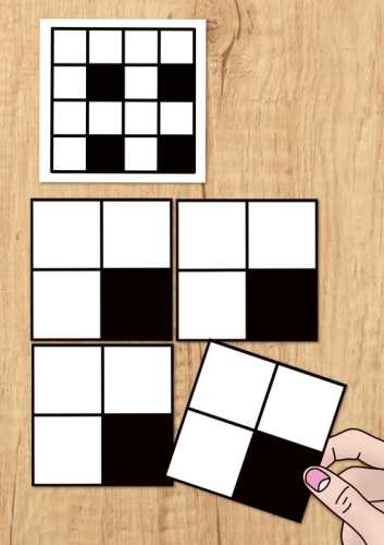 Čtverce - skládání