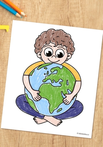 Den Země - vystřihovánka